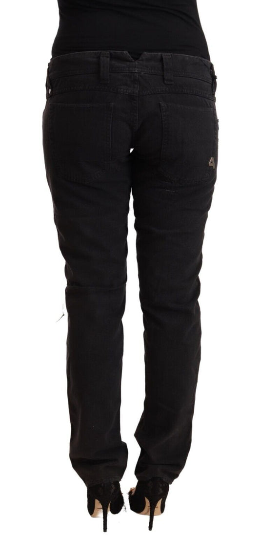 Pair of black skinny jeans on a mannequin