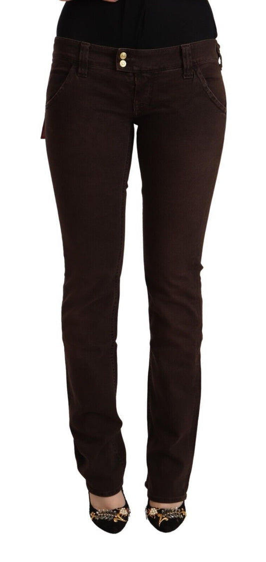 Pair of brown women's jeans