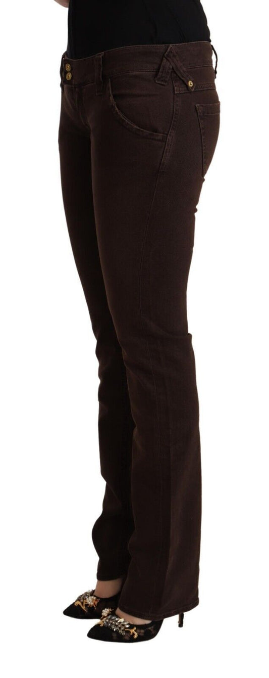 Pair of brown pants on a mannequin