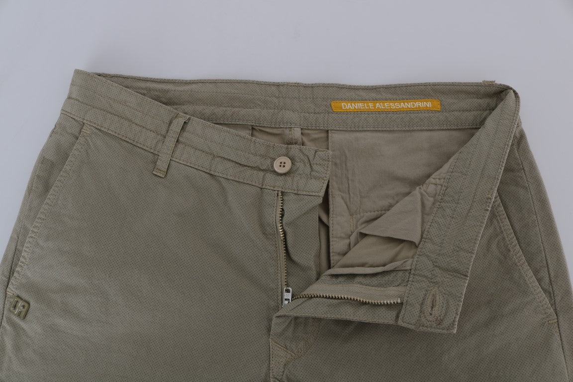 Tan cargo pants with pockets on front