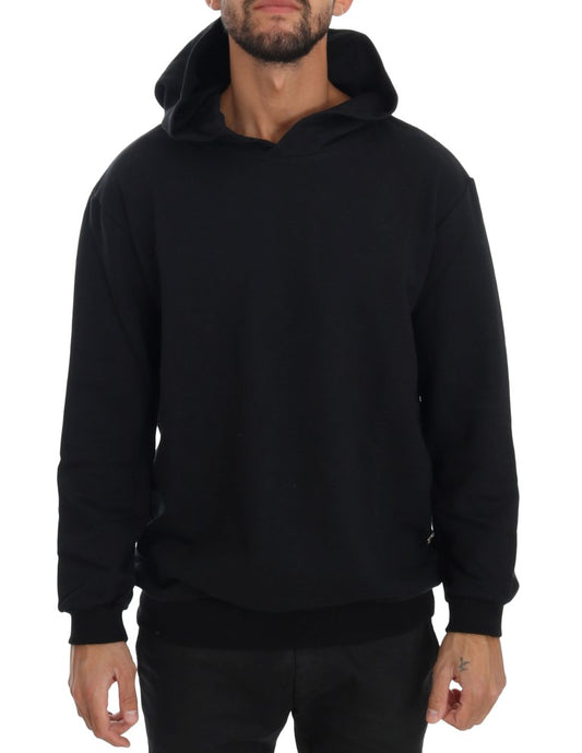 Man wearing black hoodie