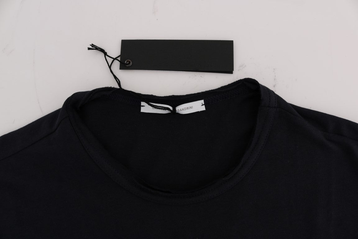 Black t-shirt on hanger