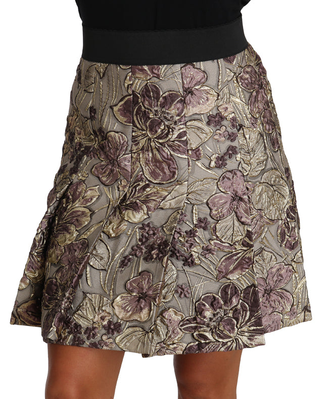 Floral patterned skirt