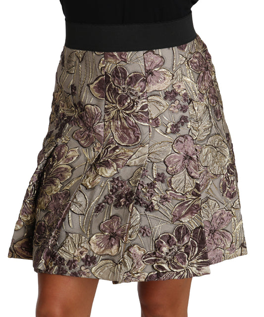 Floral patterned skirt