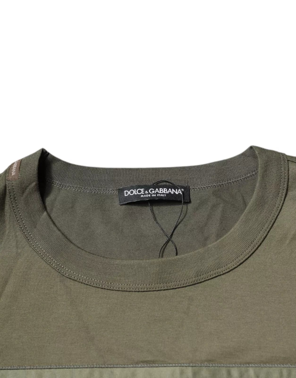 Green shirt on hanger