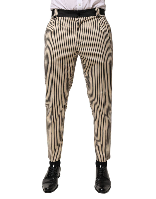 Men's pants with vertical stripes