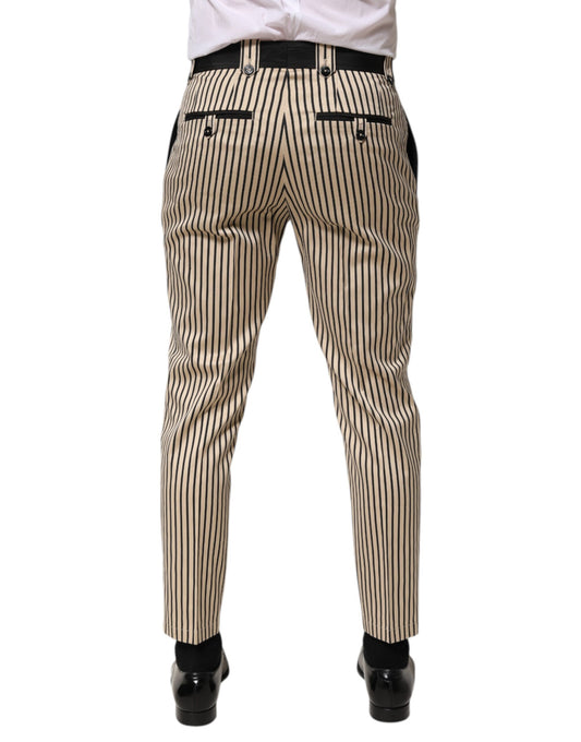 Pair of men's trousers with vertical stripes