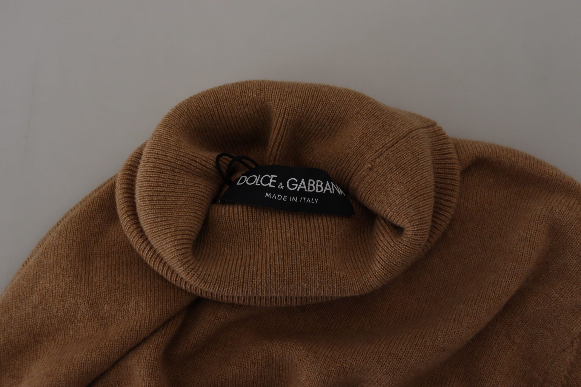Brown sweater on display