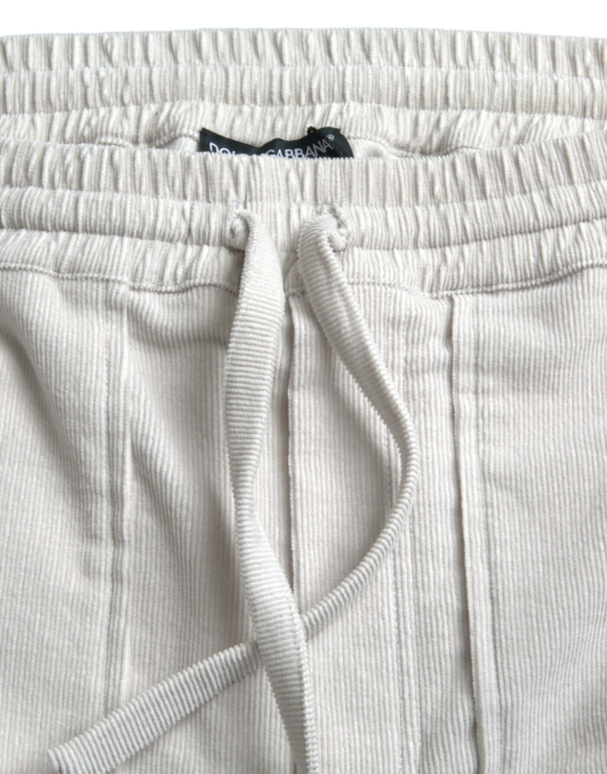 Pair of white drawstring pants