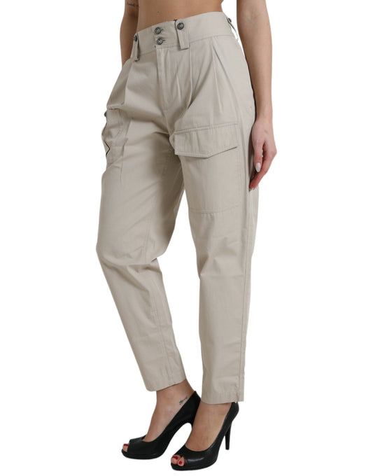 Pair of khaki cargo pants