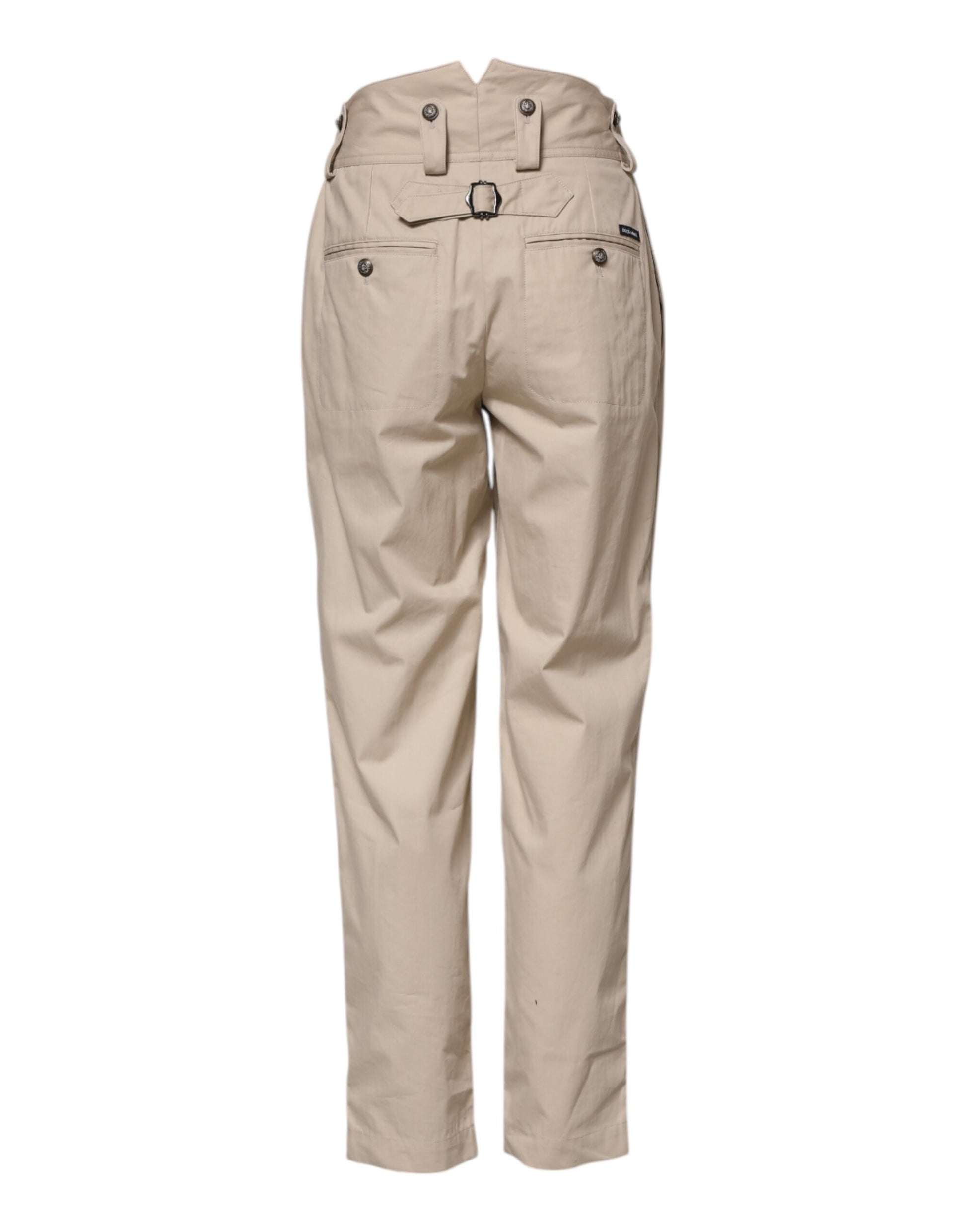 Tan cargo pants with pockets on sides
