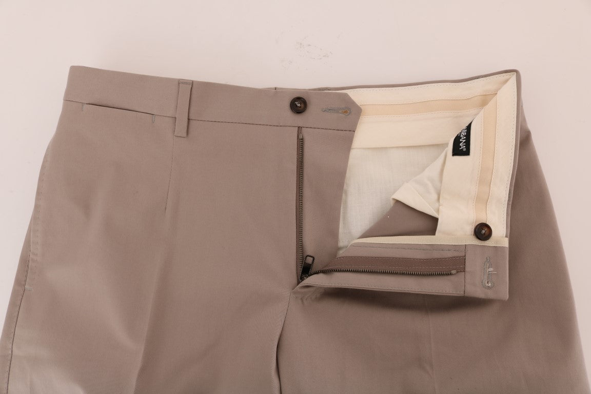 Pair of brown cargo pants with pockets