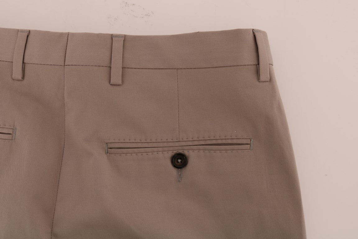 Pair of men's brown trousers with pockets