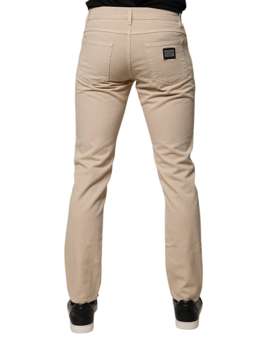 Pair of light brown men's jeans