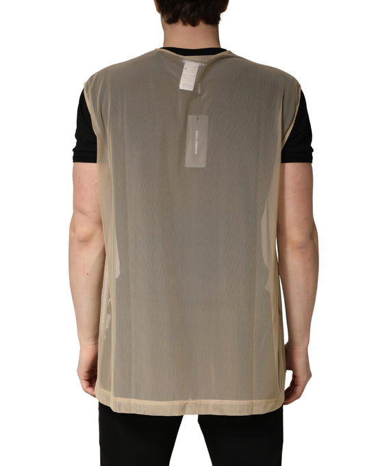 Backless vest for protection against spills or stains