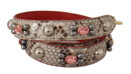 Decorative bracelet with red stones and silver beads