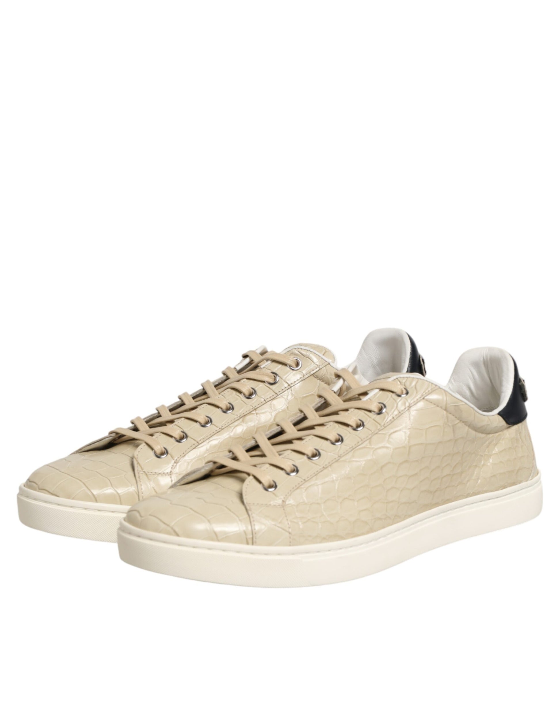 Pair of women's sneakers with laces and a quilted design