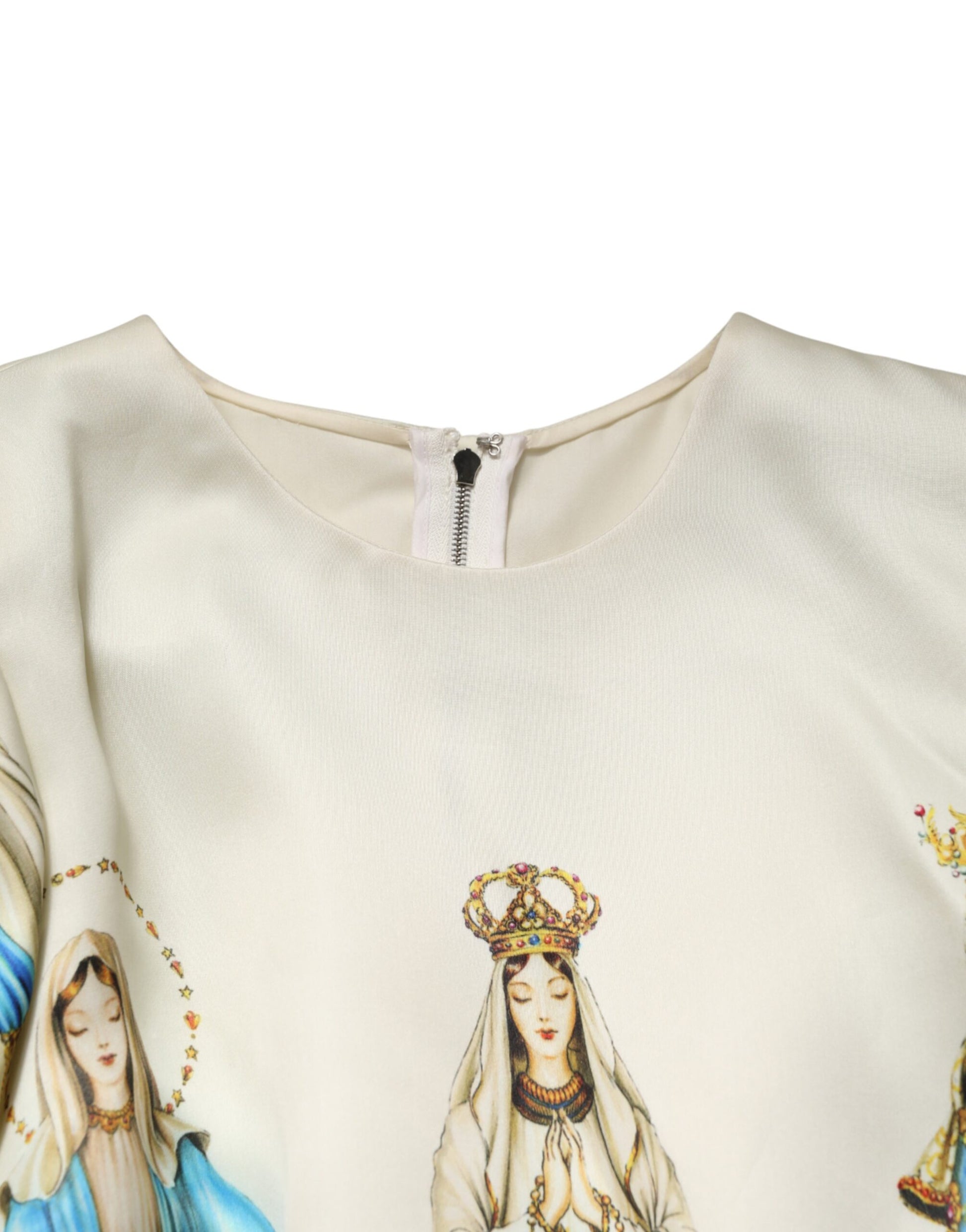 Sweater with religious artwork