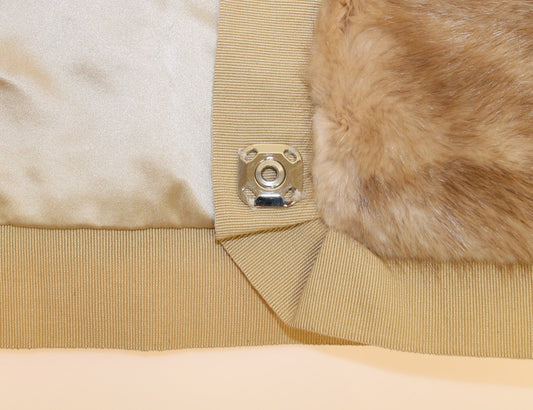 Fur trim on jacket