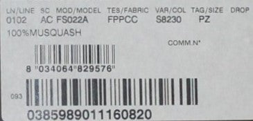 Barcode on a package