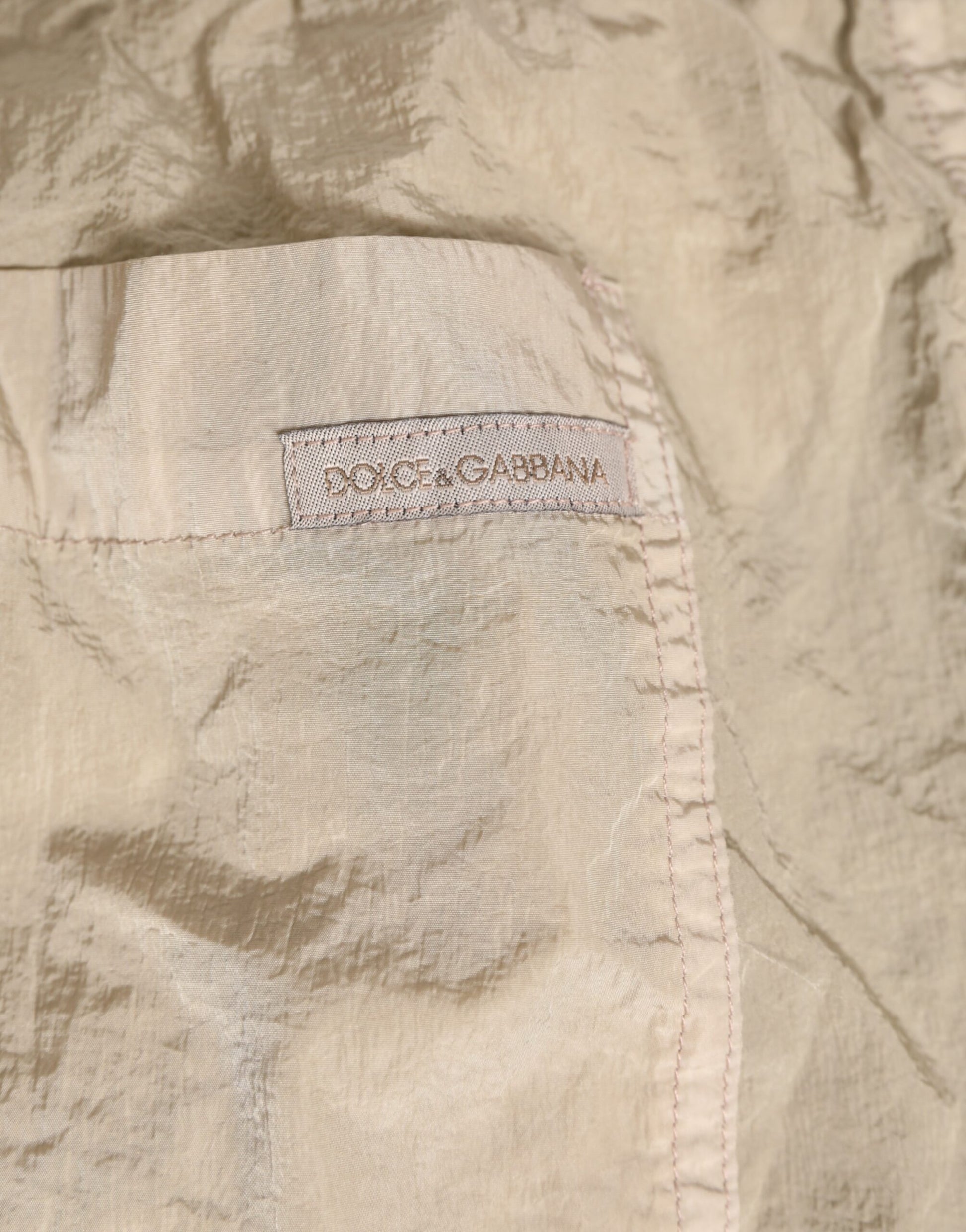 Clothes label on fabric