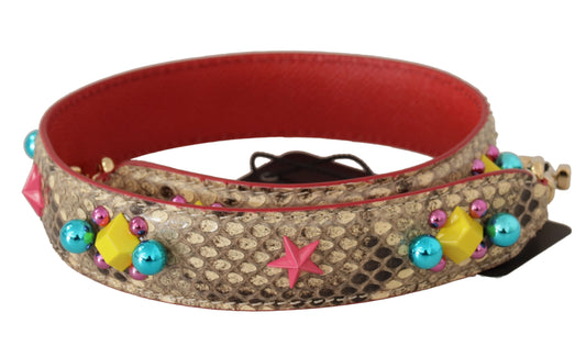 Decorative belt with colorful beads and sequins