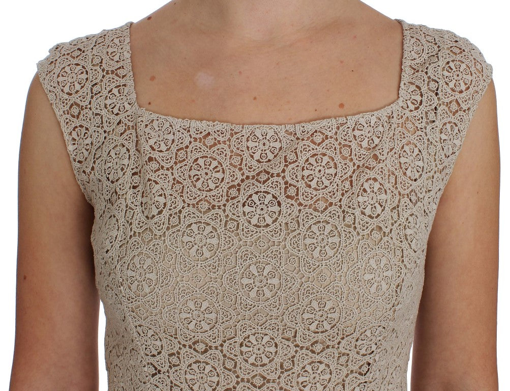 Lace bodice on a dress