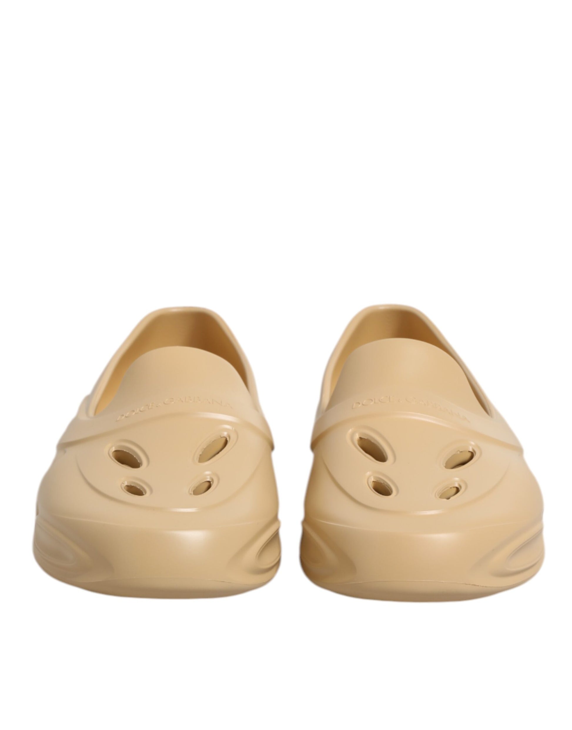 Pair of tan children's shoes with laces