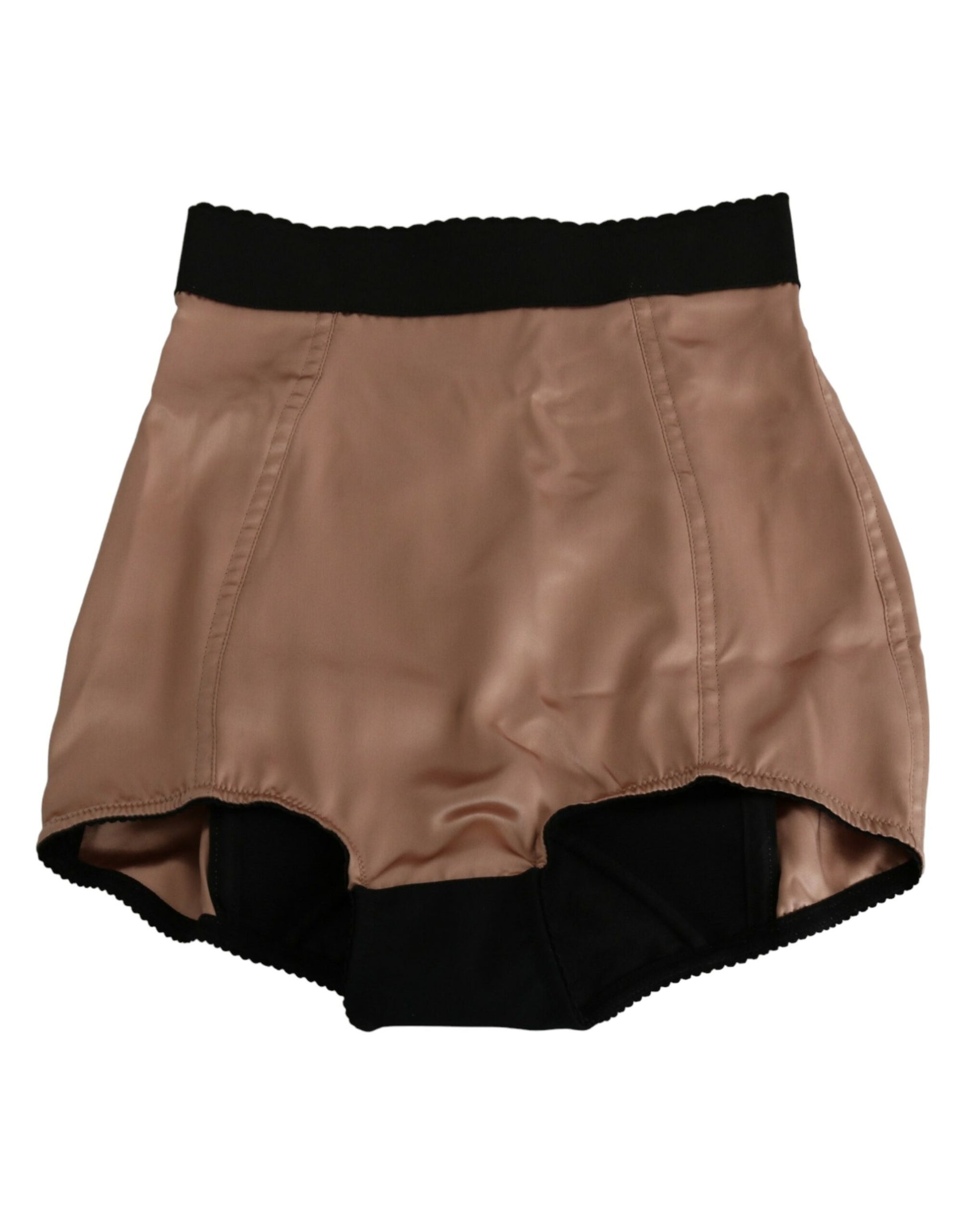 Pair of brown leather shorts