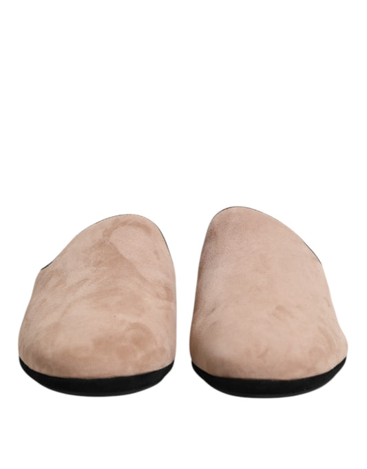 Pair of brown slippers