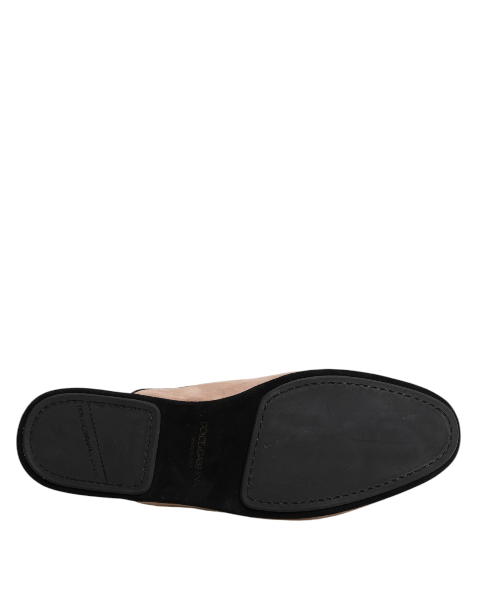 Black shoe on display