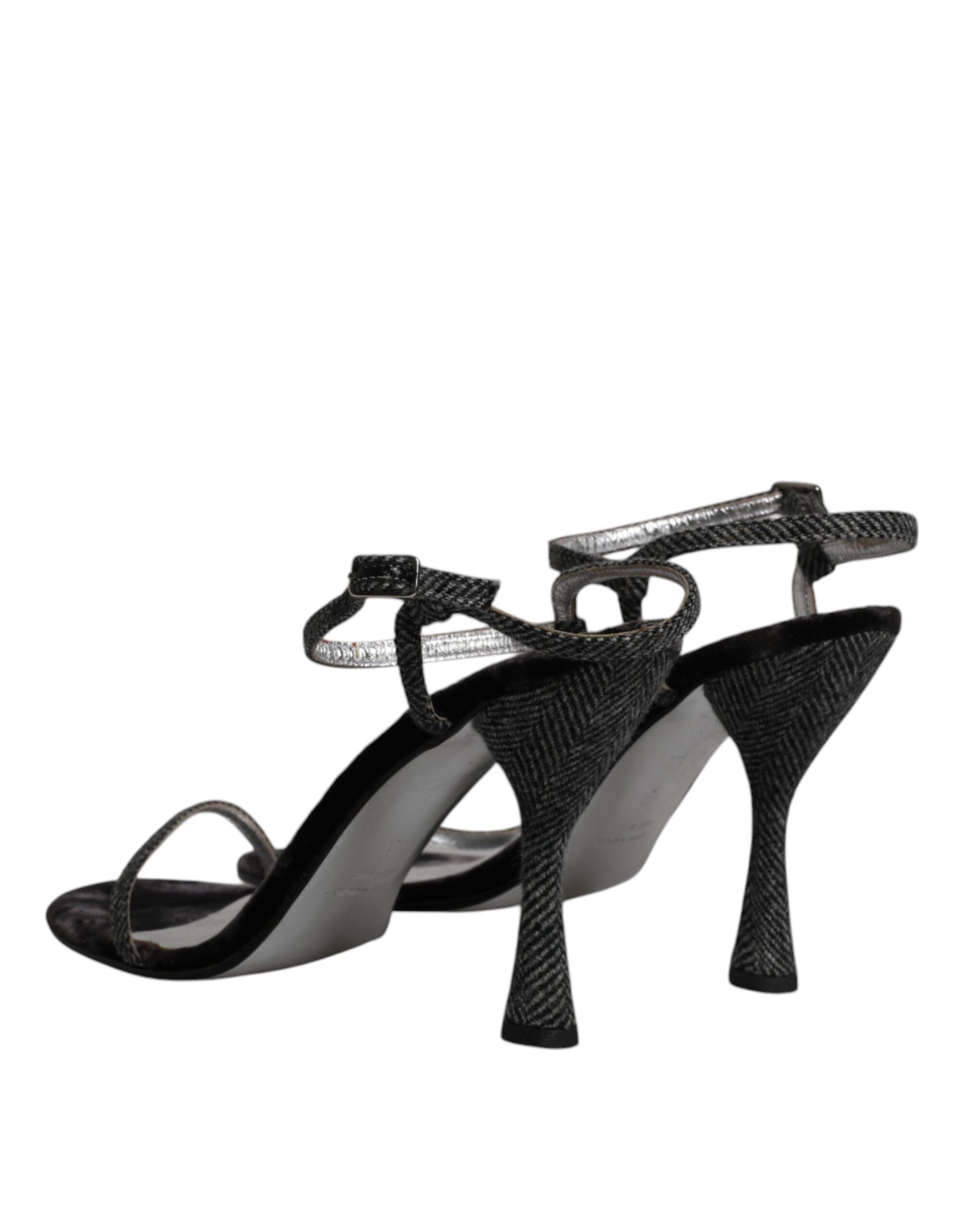 High heel shoes with straps and embellishments