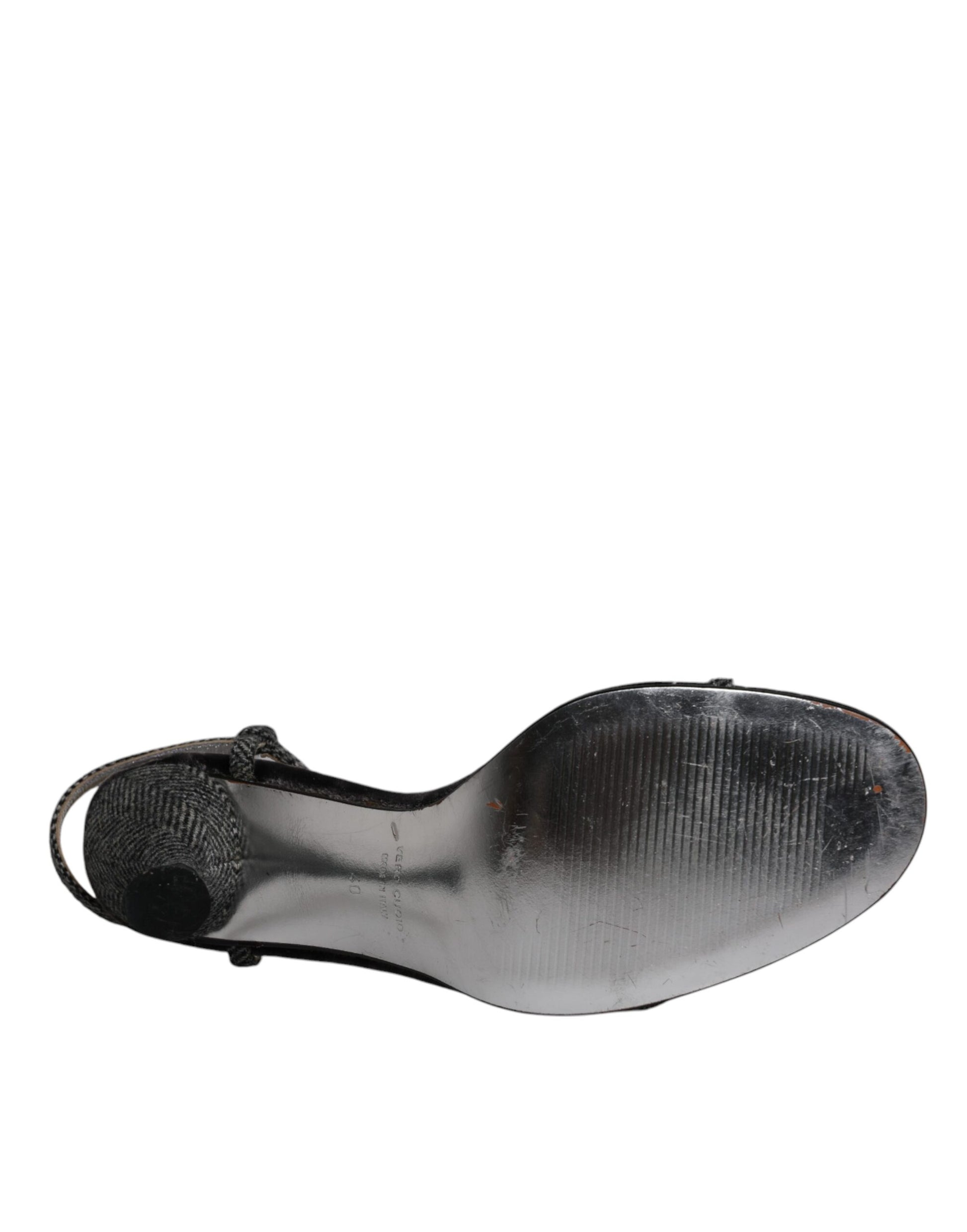 Black shoe on white background