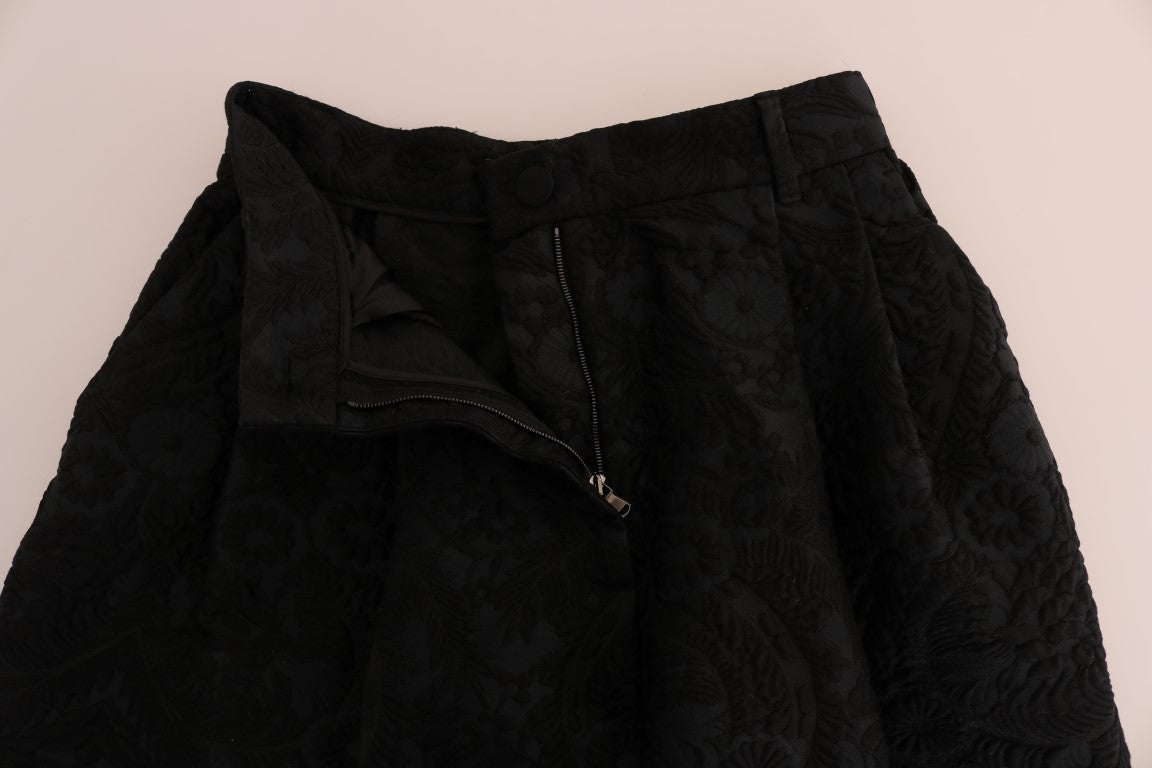 Black pants with zippered front pocket