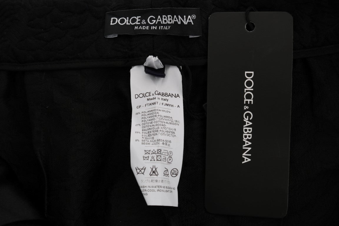 Black tag on black fabric