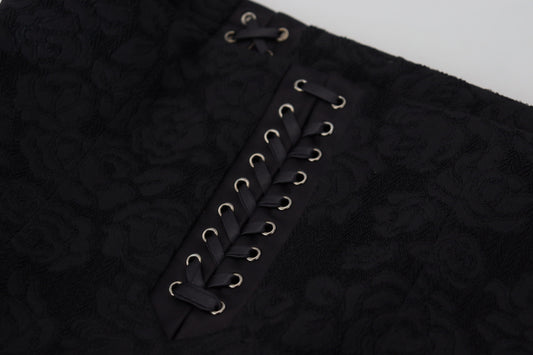 Black lace top with zipper detailing