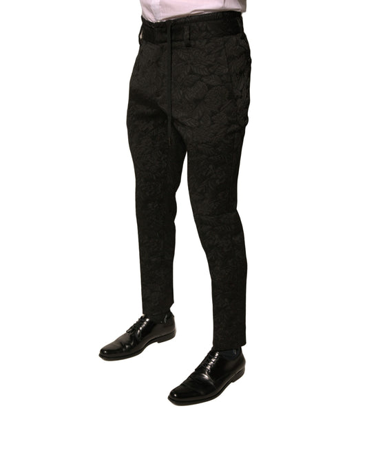 Man wearing black trousers and shoes