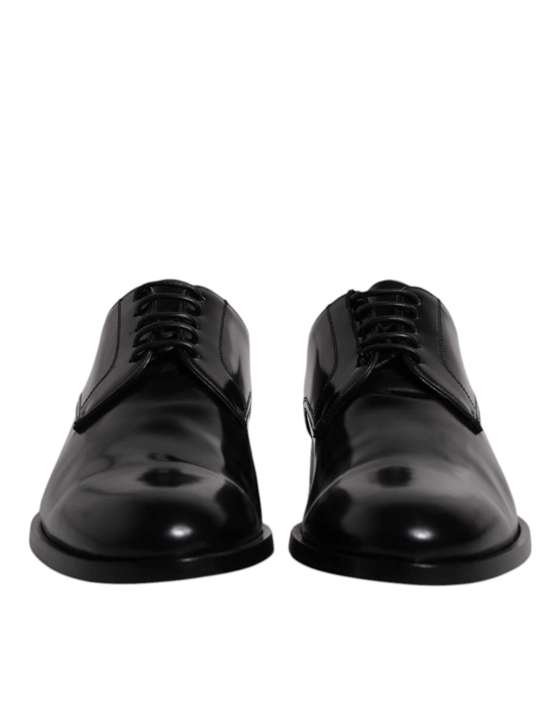 Pair of black leather dress shoes with laces, from Dolce & Gabbana