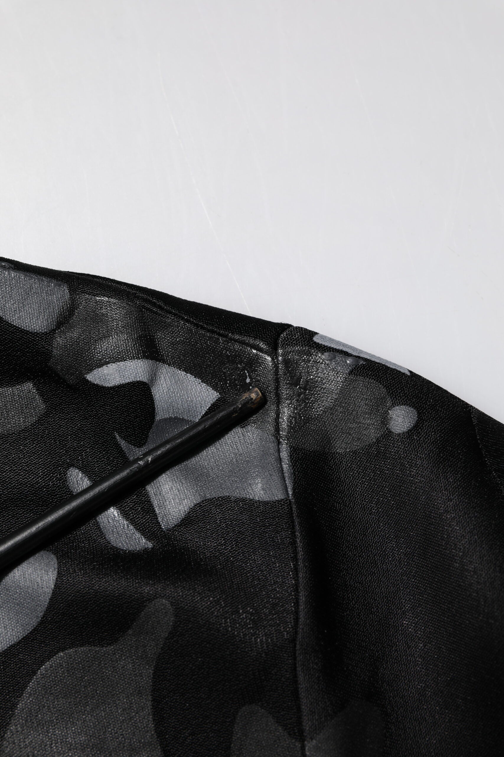 Black and white camouflage umbrella