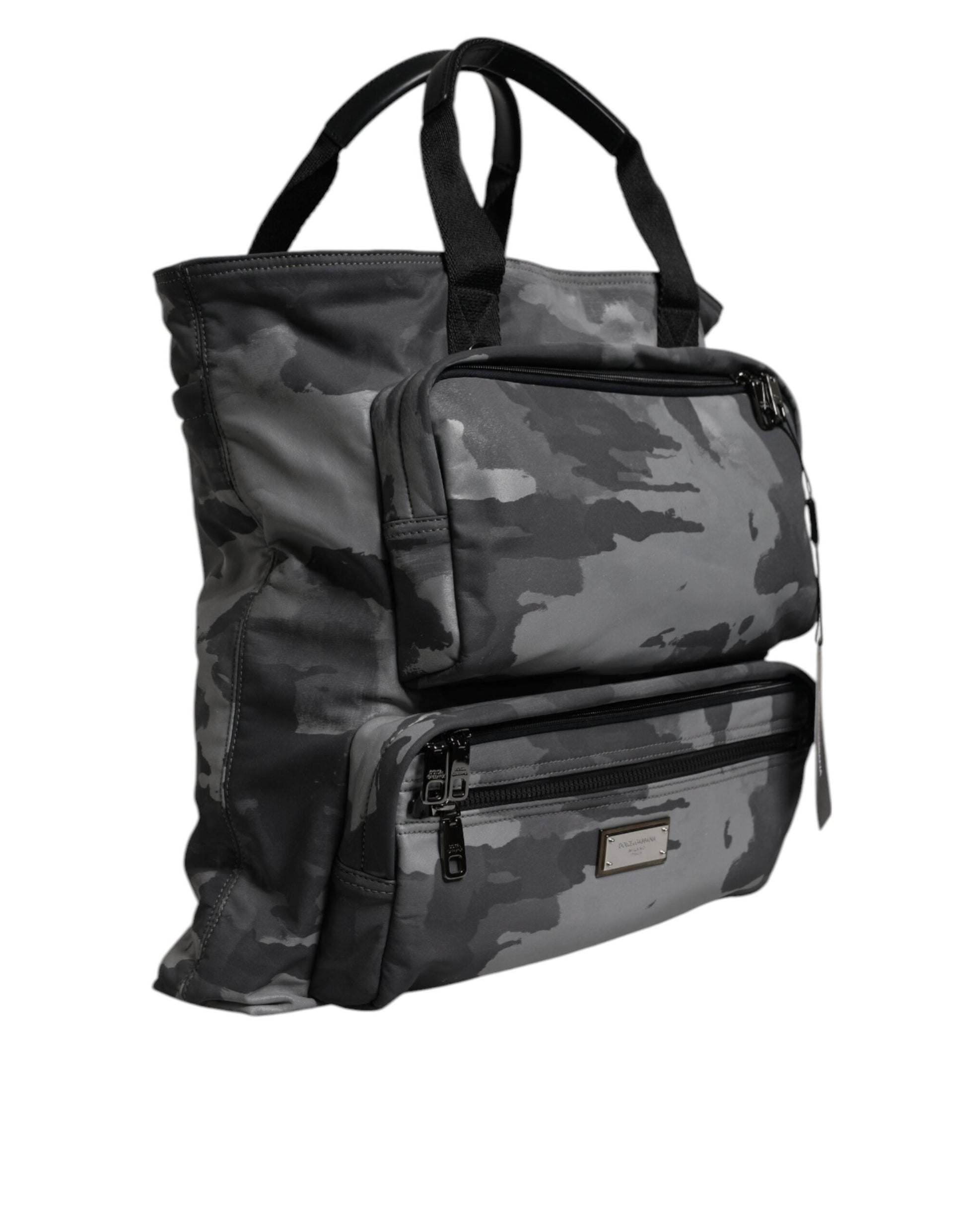 Camouflage backpack with multiple pockets