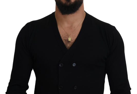 Man wearing black sweater vest