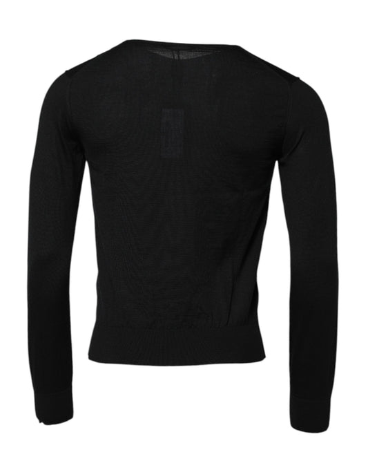 Long sleeve black sweater