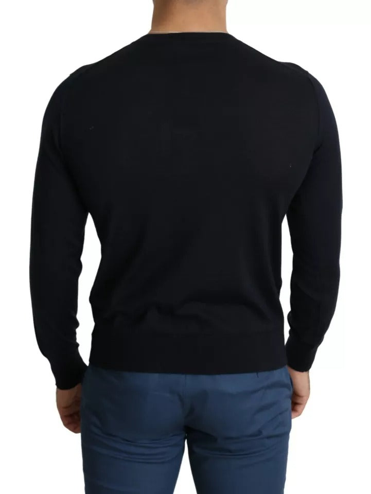 Black long sleeve shirt on mannequin