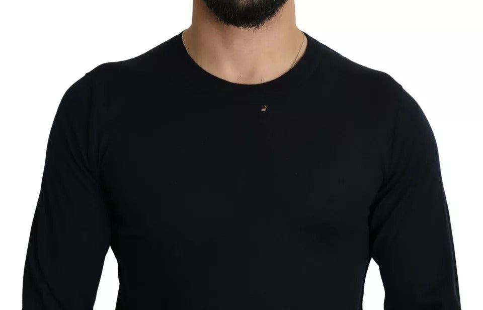 Black long sleeve shirt on mannequin
