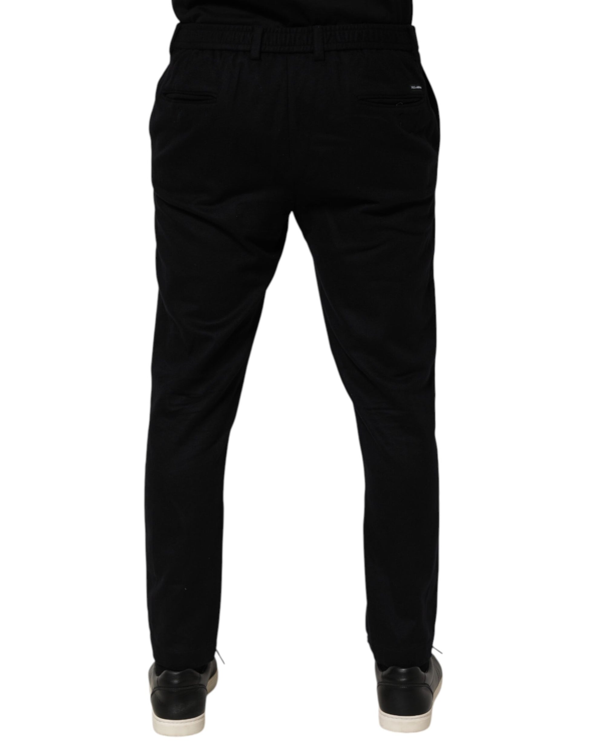 A pair of black cashmere dress pants from Dolce & Gabbana