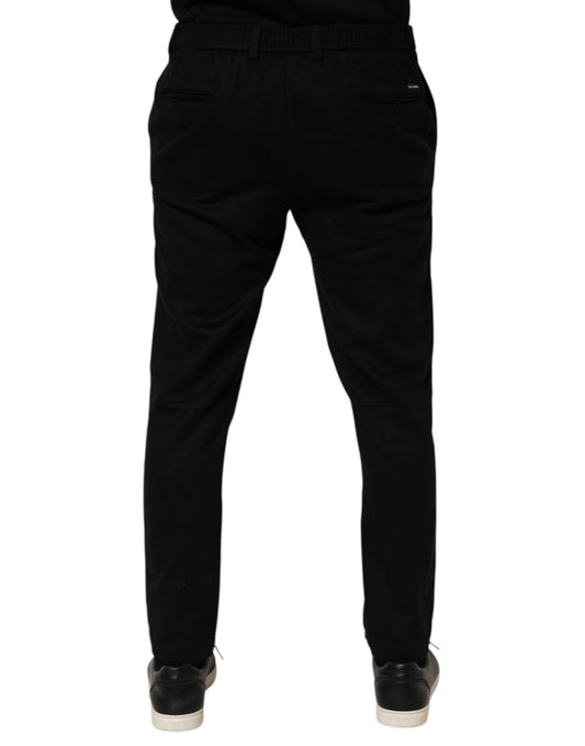 A pair of black cashmere dress pants from Dolce & Gabbana