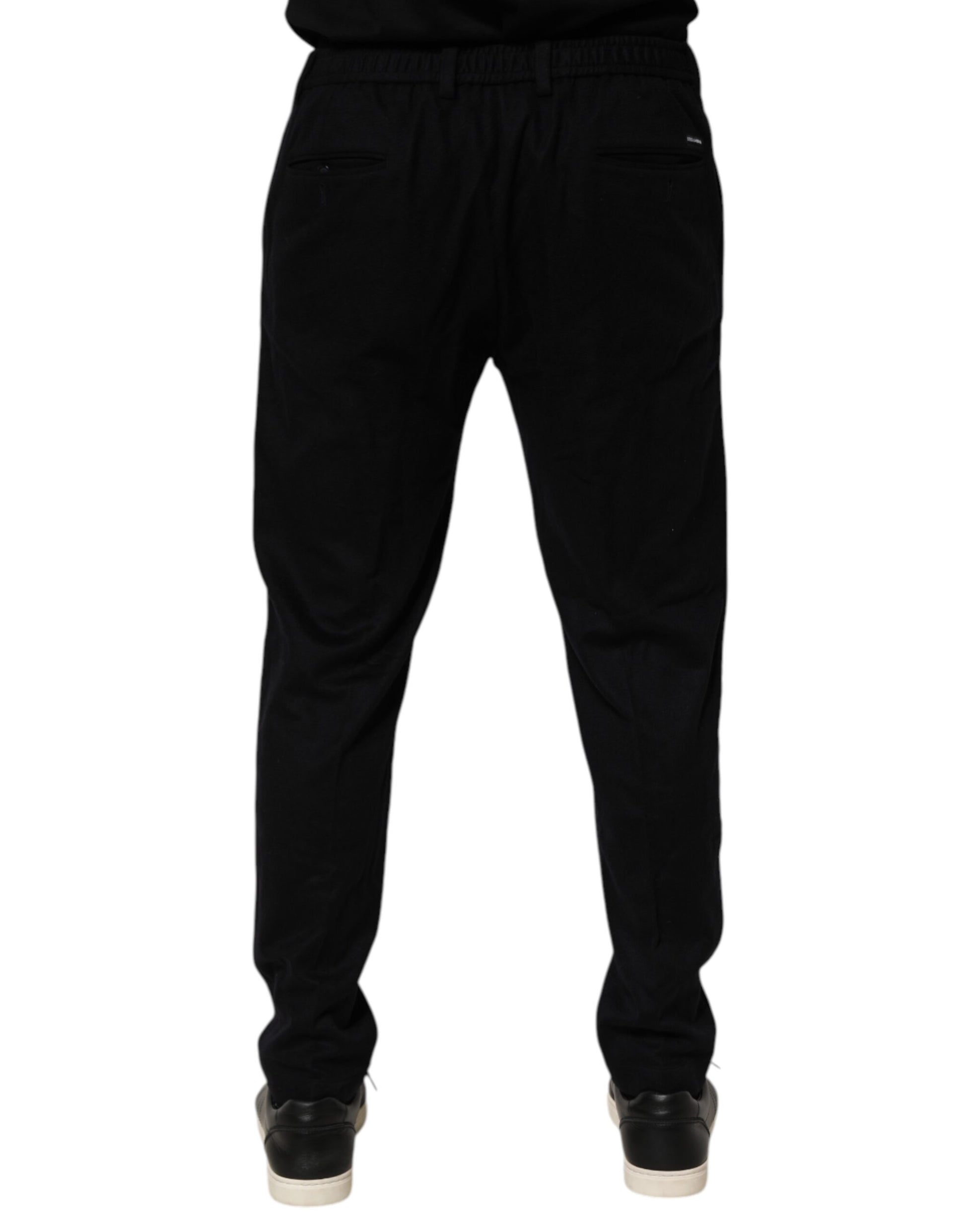 A pair of black cashmere dress pants from Dolce & Gabbana