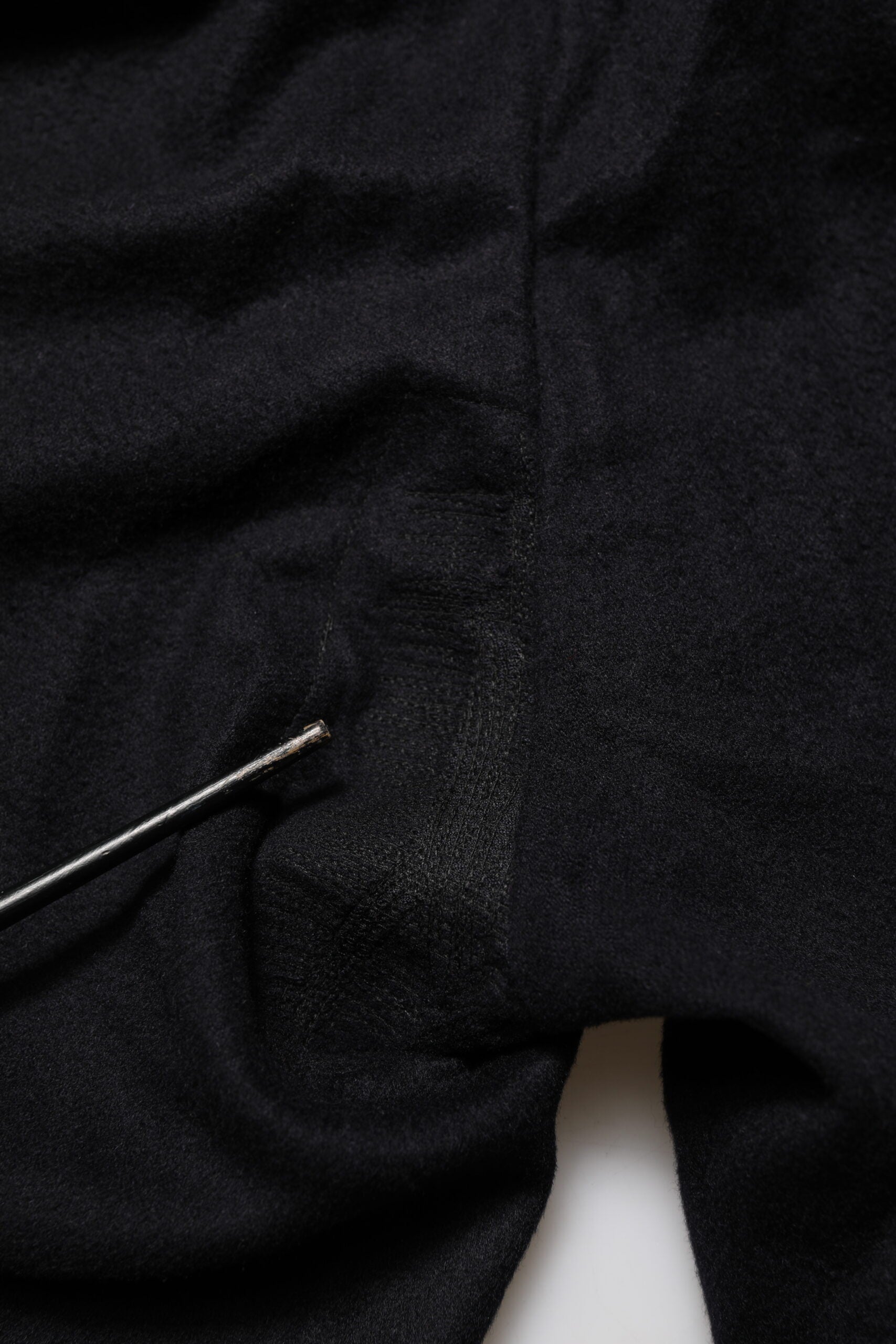 A pair of black cashmere dress pants from Dolce & Gabbana