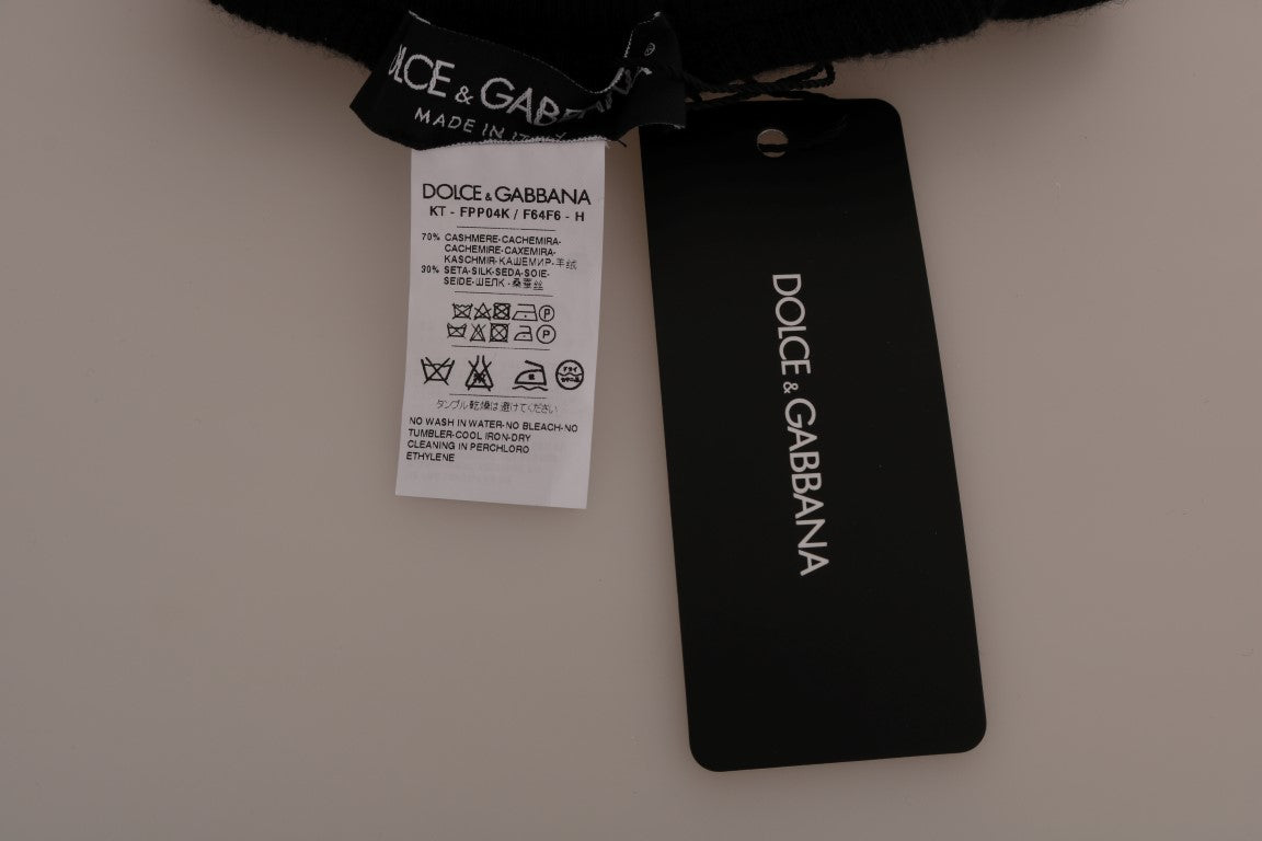 Black tag with white lettering on a black background