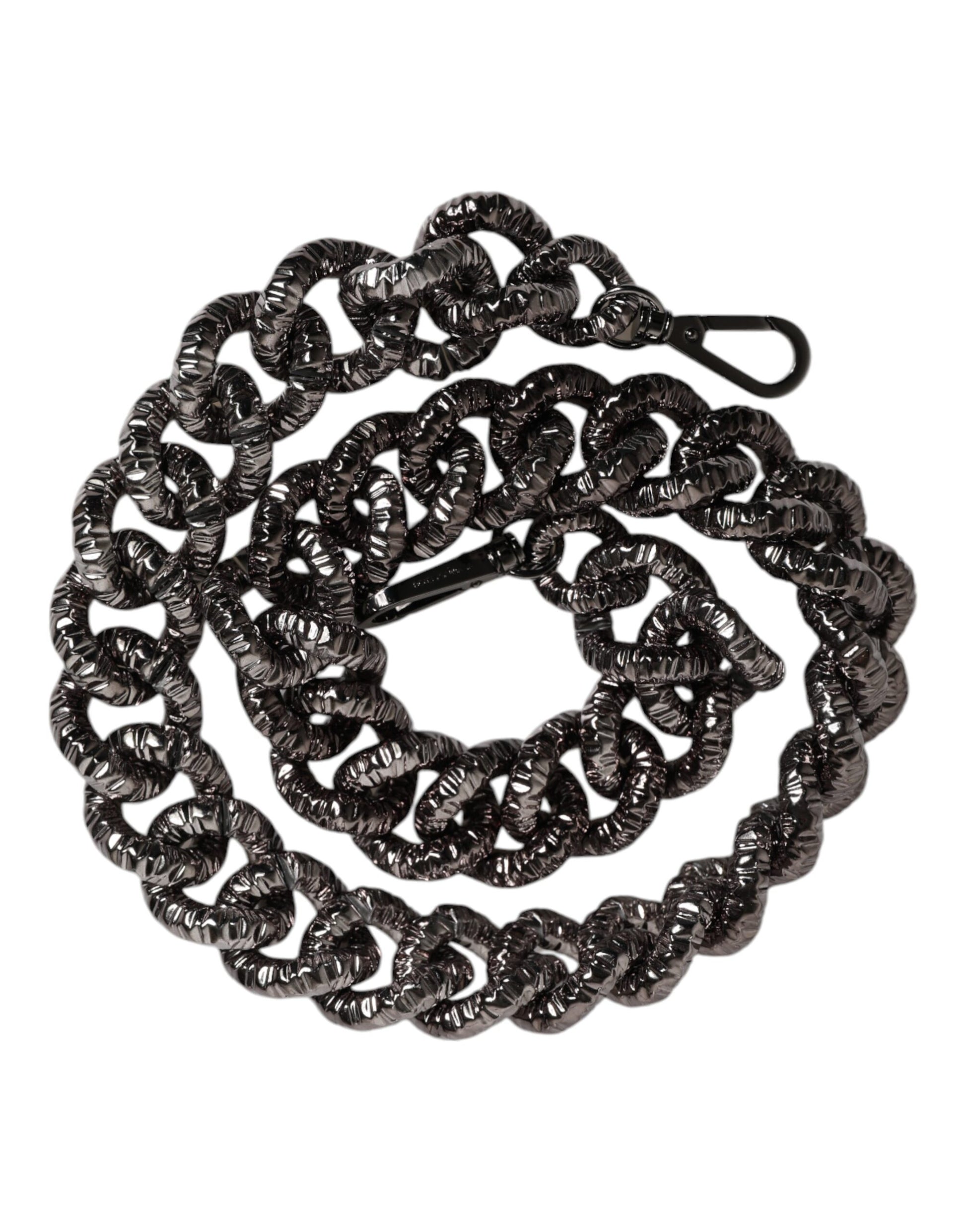 Black beaded necklace with a clasp